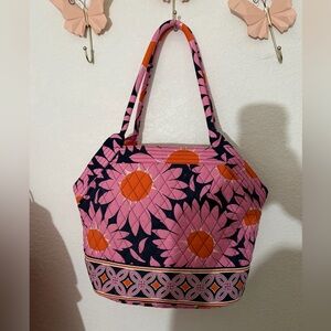 Vera Bradley Pink and Orange Floral Tote